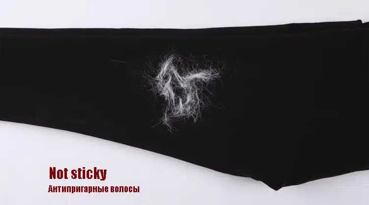 mustad retuusid karvadega, mis ei kleepu