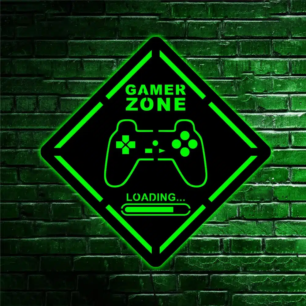 Seinalamp "Gamer zone" | kujundav pilt e-kaubamaja pildikogust