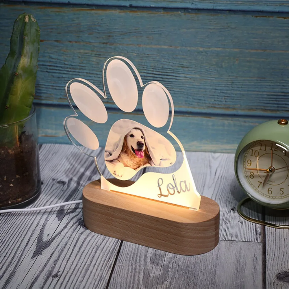 Käpakujuline lamp sinu valitud pildi ja nimega | kujundav pilt e-kaubamaja pildikogust