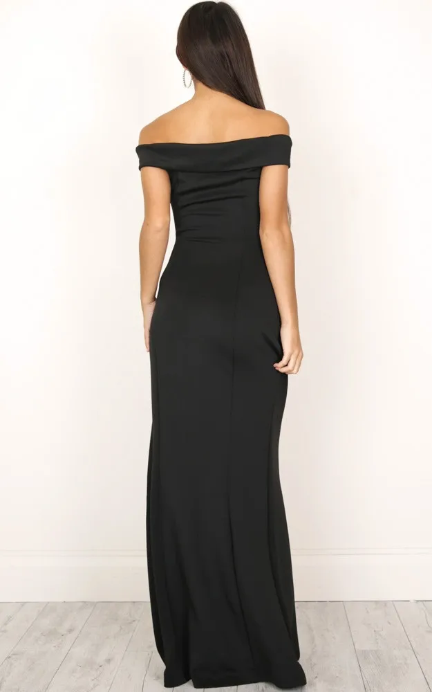 Summer New Arrival Off Shoulder Sexy Black Pink Dress 2019 Sexy Split The Fork Dress Women Elegant Slash Neck long Dress Vestido 17