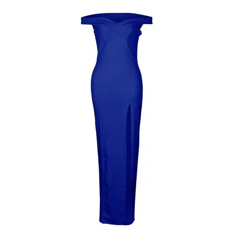 Summer New Arrival Off Shoulder Sexy Black Pink Dress 2019 Sexy Split The Fork Dress Women Elegant Slash Neck long Dress Vestido 22