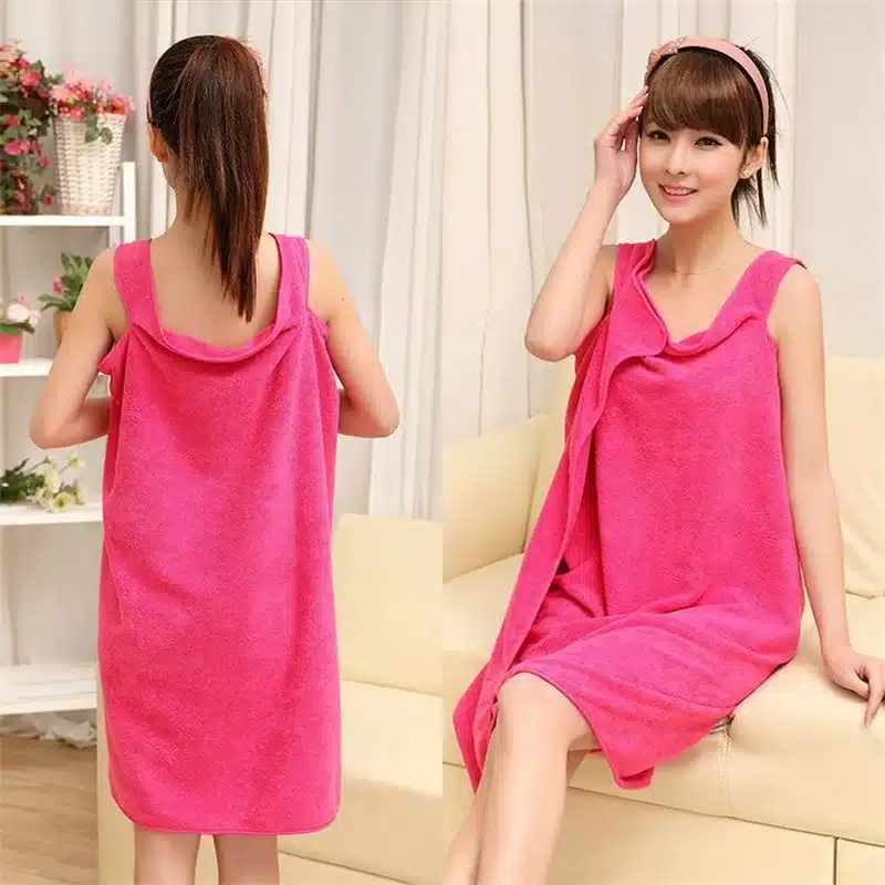 Comfortable fast drying microfiber towel can worn sexy super absorbent adult towel ladies toiletries beach towels bath supplies 11