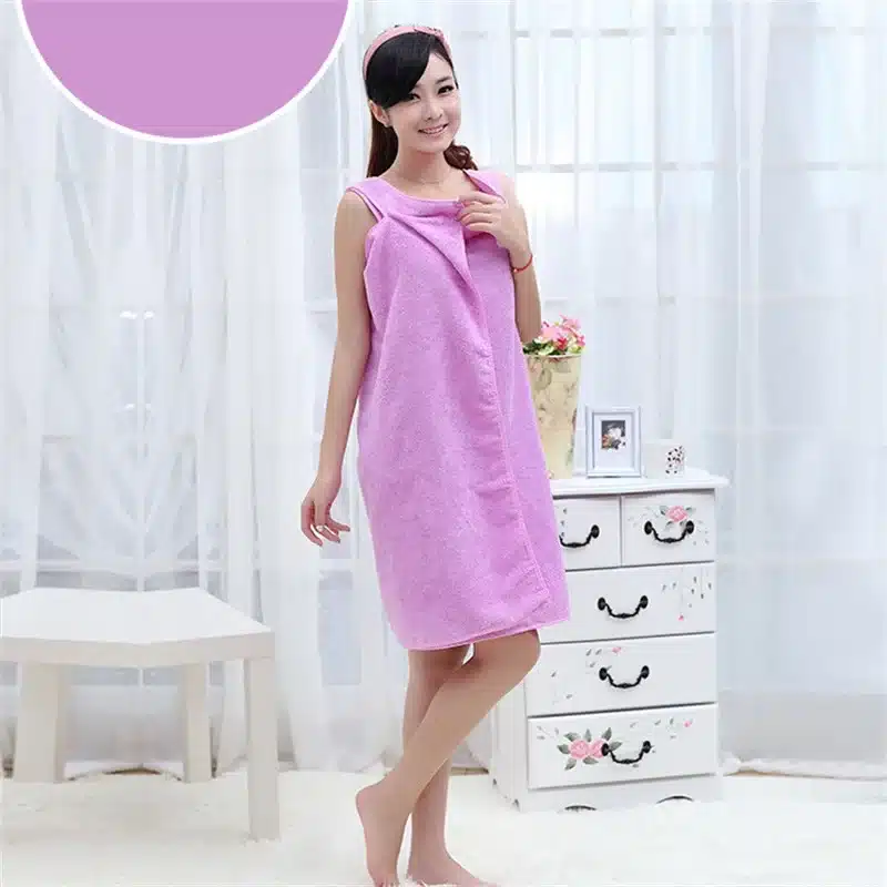 Comfortable fast drying microfiber towel can worn sexy super absorbent adult towel ladies toiletries beach towels bath supplies 12
