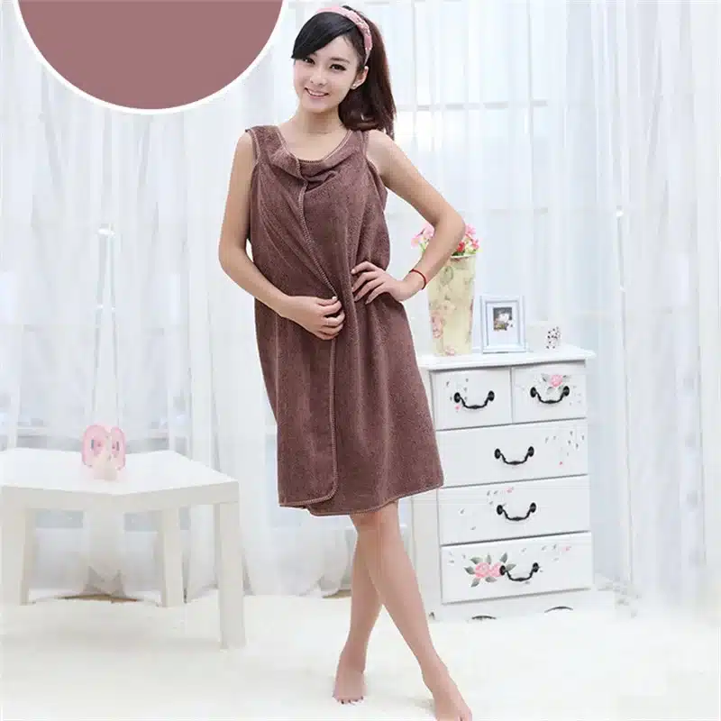 Comfortable fast drying microfiber towel can worn sexy super absorbent adult towel ladies toiletries beach towels bath supplies 16