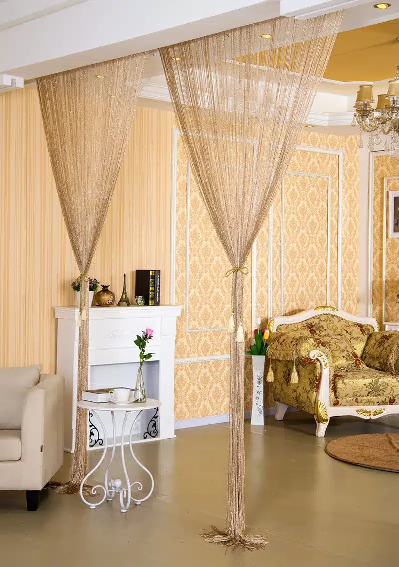 String Curtains Window Panel Curtains Divider Yarn Valance Home Decoration Cafe Kitchen Hanging Door Curtains 1m*2m T&246 #10 11