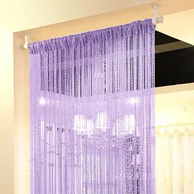 String Curtains Window Panel Curtains Divider Yarn Valance Home Decoration Cafe Kitchen Hanging Door Curtains 1m*2m T&246 #10 23