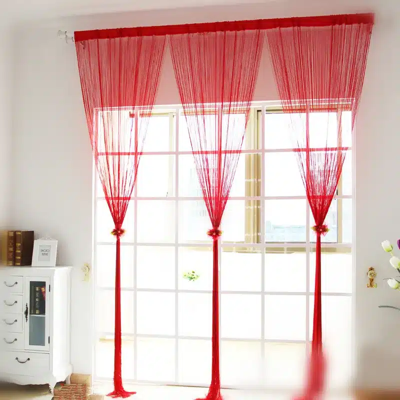 String Curtains Window Panel Curtains Divider Yarn Valance Home Decoration Cafe Kitchen Hanging Door Curtains 1m*2m T&246 #10 31