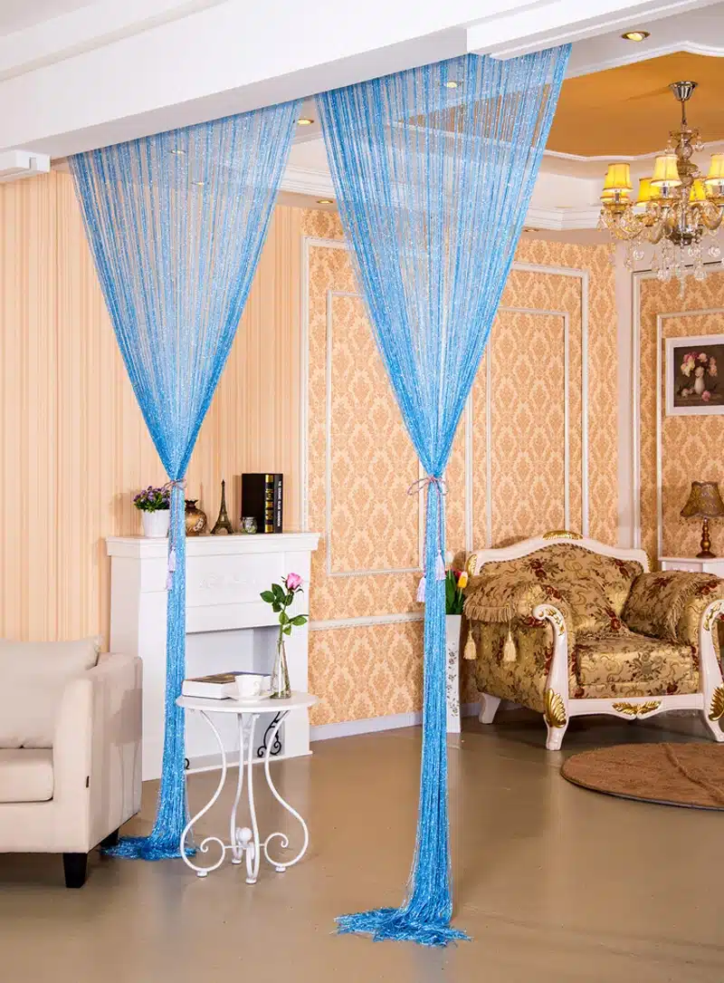 String Curtains Window Panel Curtains Divider Yarn Valance Home Decoration Cafe Kitchen Hanging Door Curtains 1m*2m T&246 #10 36