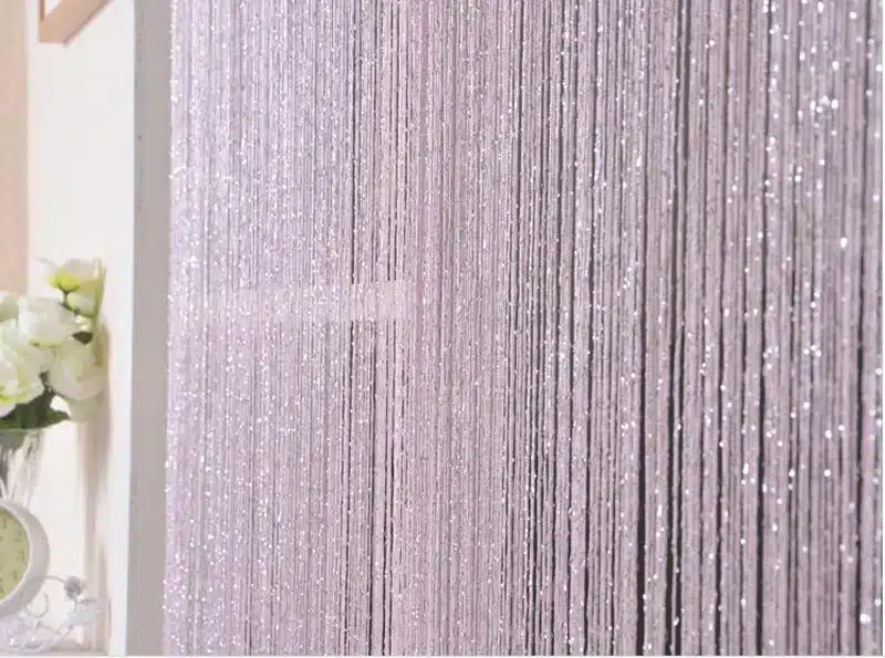 String Curtains Window Panel Curtains Divider Yarn Valance Home Decoration Cafe Kitchen Hanging Door Curtains 1m*2m T&246 #10 47