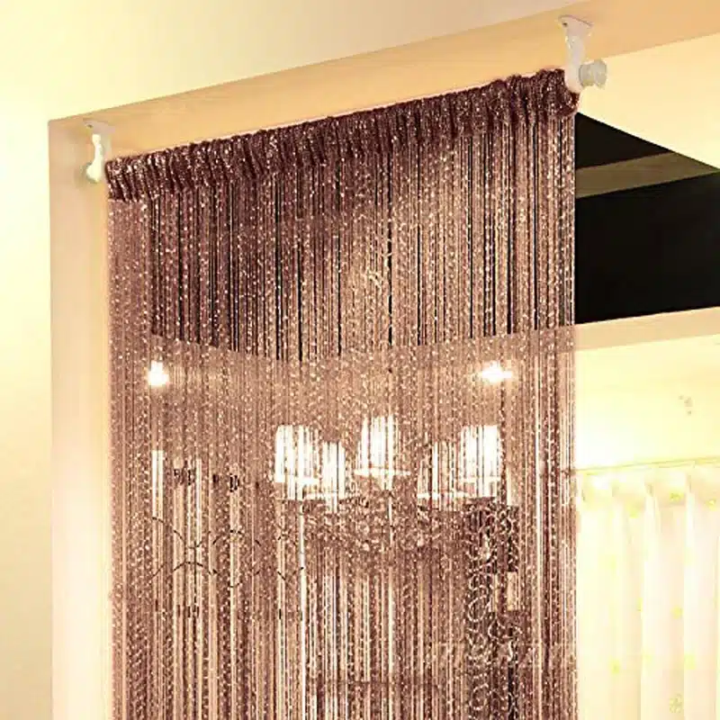 String Curtains Window Panel Curtains Divider Yarn Valance Home Decoration Cafe Kitchen Hanging Door Curtains 1m*2m T&246 #10 60