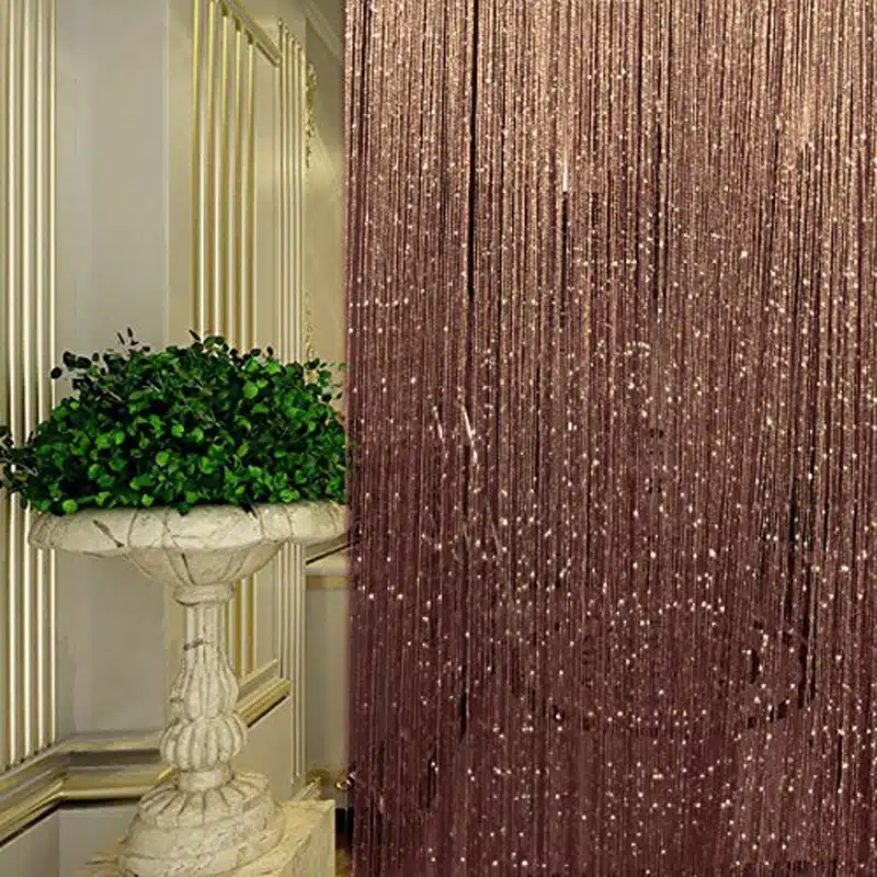 String Curtains Window Panel Curtains Divider Yarn Valance Home Decoration Cafe Kitchen Hanging Door Curtains 1m*2m T&246 #10 62