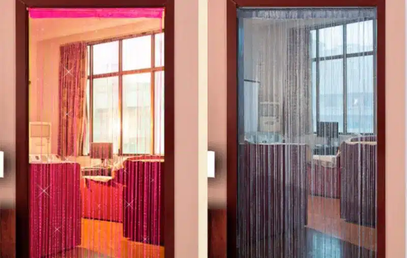 String Curtains Window Panel Curtains Divider Yarn Valance Home Decoration Cafe Kitchen Hanging Door Curtains 1m*2m T&246 #10 64