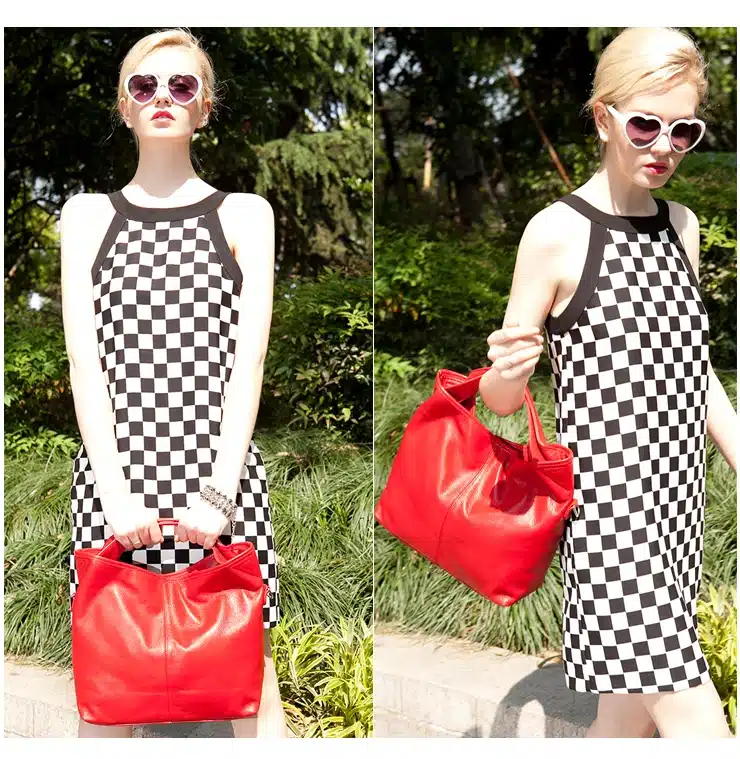 8 Cls Wholesale Fashion Women Handbag 100% Genuine Leather Real Soft Skin Ladies Tote Bag Charm Shoulder Messenger High Quality 12