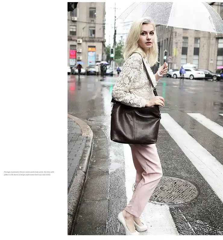 8 Cls Wholesale Fashion Women Handbag 100% Genuine Leather Real Soft Skin Ladies Tote Bag Charm Shoulder Messenger High Quality 36