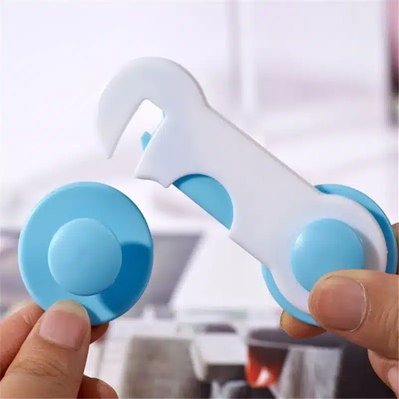 5Pcs/Set Plastic Cabinet Locks Babies Safety Protection From Children Safe Locks for Refrigerators Drawer Baby Security Latches 9