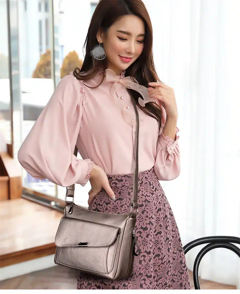 Summer White Bag 2019 Soft Leather Luxury handbags Women bags Designer Shoulder bags for women crossbody bag Sac a main femme 22