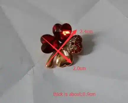 free shipping promotion summer charm top quality Austrian Crystal four leaf clover Brooch 19 colors fashion jewelry accessories 41