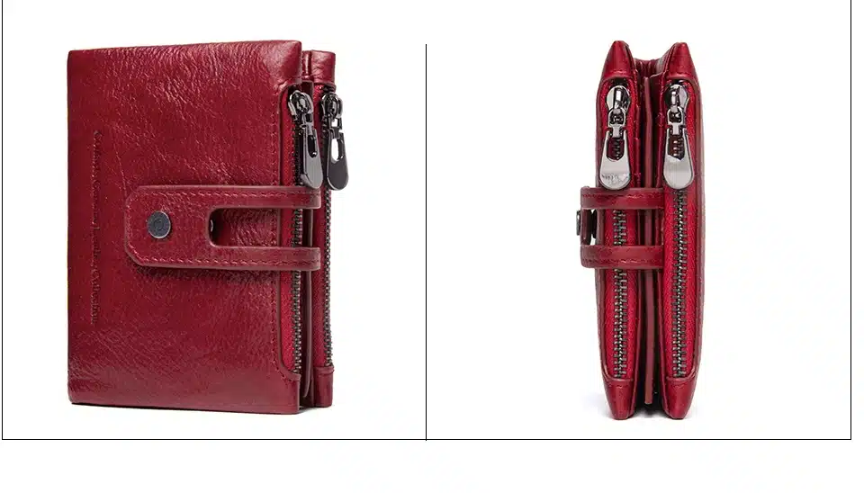 CONTACT'S Genuine Crazy Horse Leather Mens Wallet Man Cowhide Cover Coin Purse Small Brand Male Credit&ID Multifunctional Walets 26