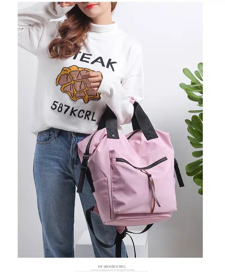 2018 Nylon Backpack Women Casual Backpacks Ladies High Capacity Back To School Bag Teenage Girls Travel Students Mochila Bolsa 21