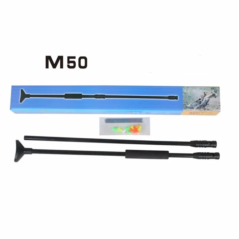 BLOWGUN M50 Black Blow Gun with Junction Tube and 10pcs Metal Needles Foam Comfort Grip fit Hunting and shooting Length 39'' 7
