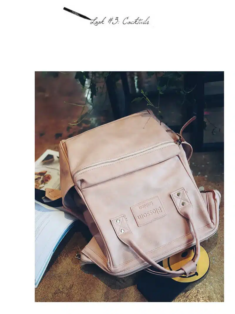 Fashion Multifunction women backpack fashion youth korean style shoulder bag laptop backpack schoolbags for teenager girls boys 15