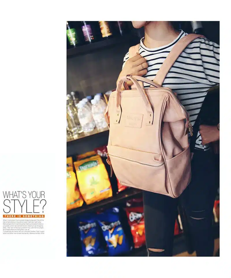 Fashion Multifunction women backpack fashion youth korean style shoulder bag laptop backpack schoolbags for teenager girls boys 33
