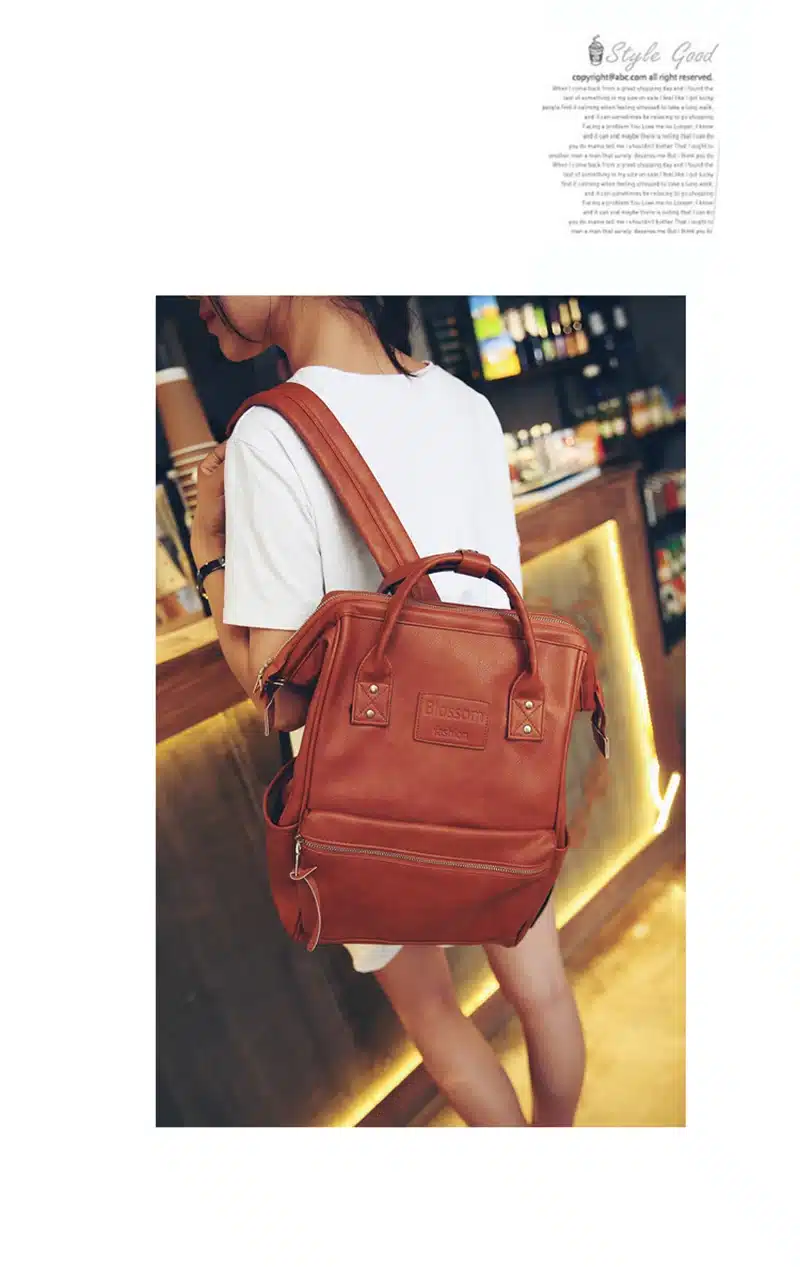 Fashion Multifunction women backpack fashion youth korean style shoulder bag laptop backpack schoolbags for teenager girls boys 44