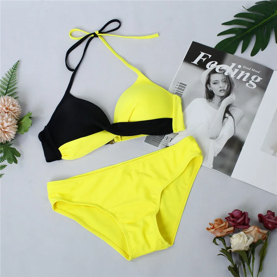 Sexy Bikini Push Up Swimwear Women biquinis feminino 2018 mujer Swimsuit tanga Swimming Bathing Suit Plus Size Bikinis Set XXXL 4