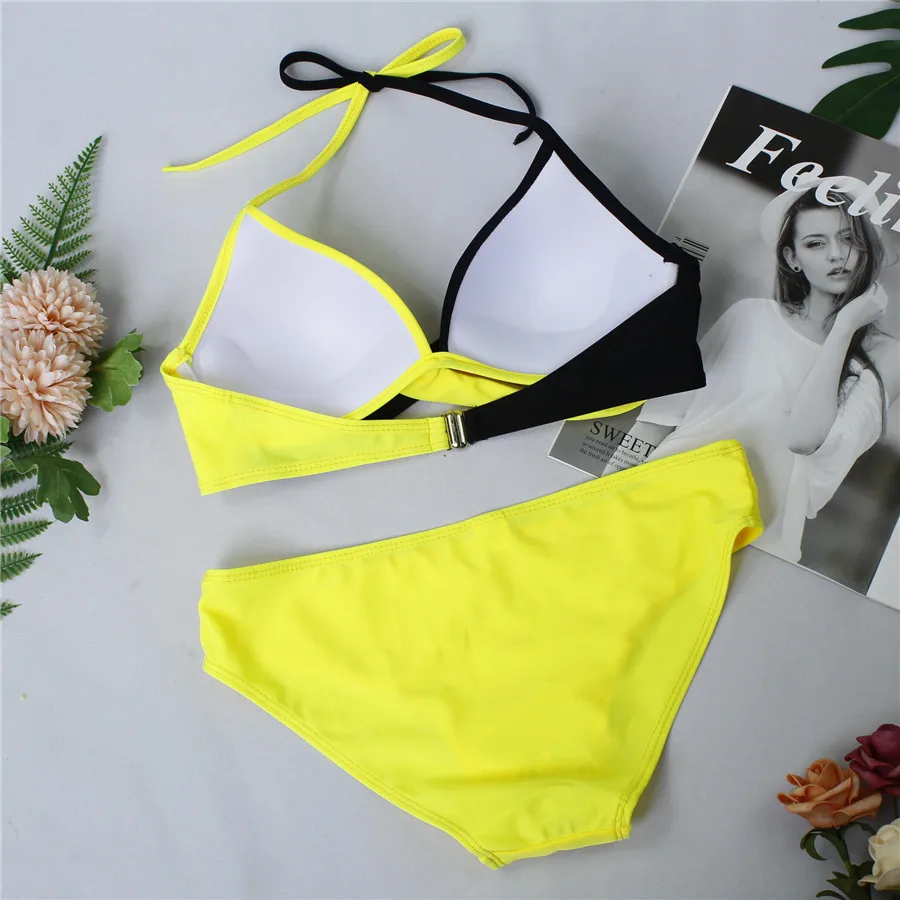 Sexy Bikini Push Up Swimwear Women biquinis feminino 2018 mujer Swimsuit tanga Swimming Bathing Suit Plus Size Bikinis Set XXXL 5