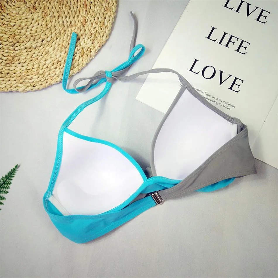 Sexy Bikini Push Up Swimwear Women biquinis feminino 2018 mujer Swimsuit tanga Swimming Bathing Suit Plus Size Bikinis Set XXXL 18