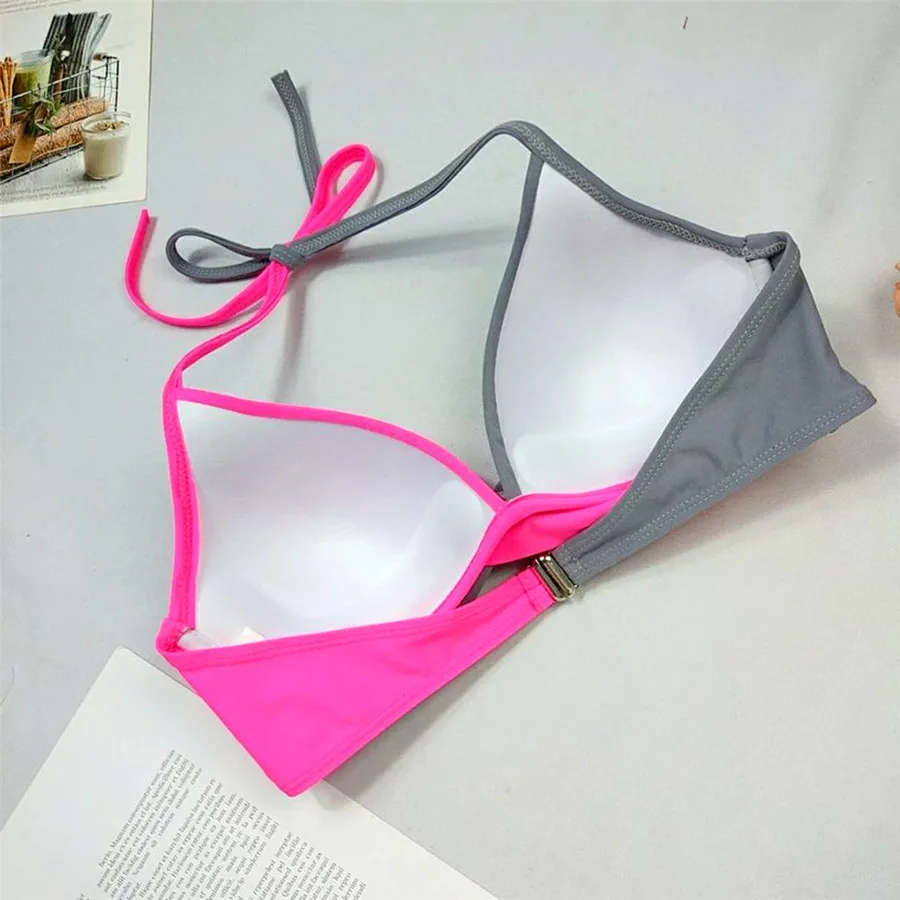Sexy Bikini Push Up Swimwear Women biquinis feminino 2018 mujer Swimsuit tanga Swimming Bathing Suit Plus Size Bikinis Set XXXL 23