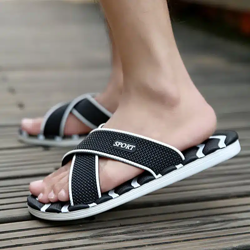 Non-slip Summer Man Slippers EVA flip flops men shoes Outside Sandy Shower Room outdoor Alippers Soft beach famale terlik 25