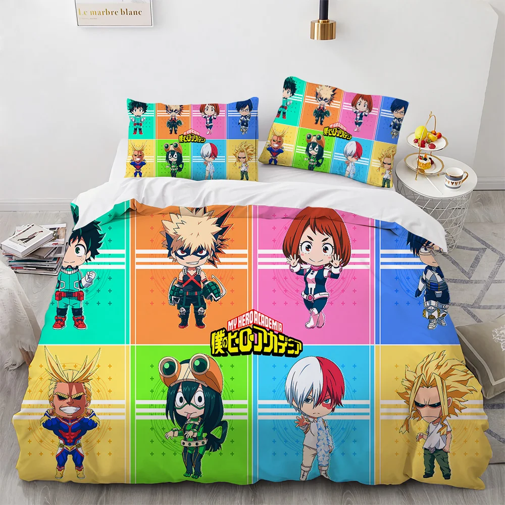 "My Hero Academia" voodipesukomplektid | kujundav pilt e-kaubamaja pildikogust