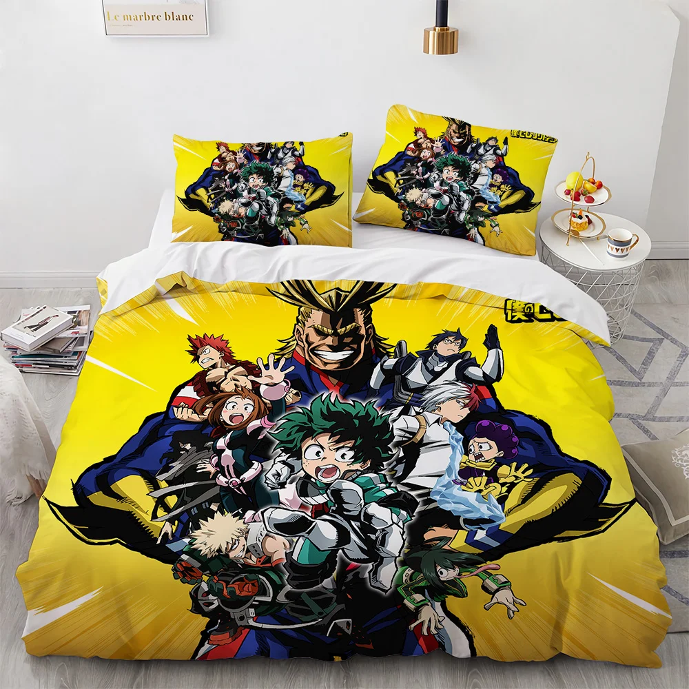 "My Hero Academia" voodipesukomplektid | kujundav pilt e-kaubamaja pildikogust