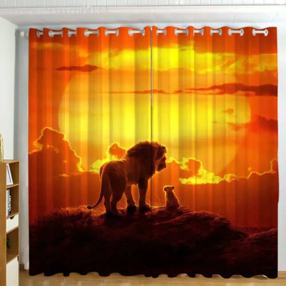 "Lion King" multika kardinad | kujundav pilt e-kaubamaja pildikogust