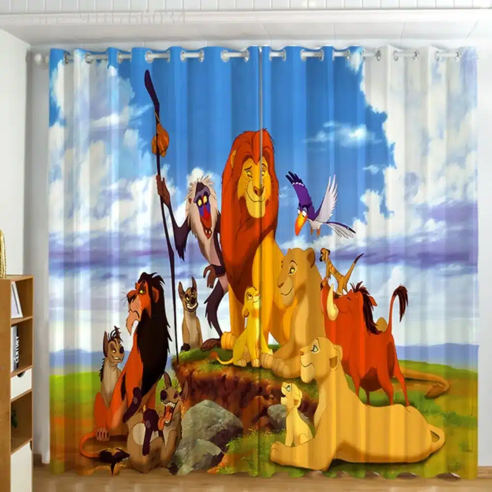 "Lion King" multika kardinad | kujundav pilt e-kaubamaja pildikogust
