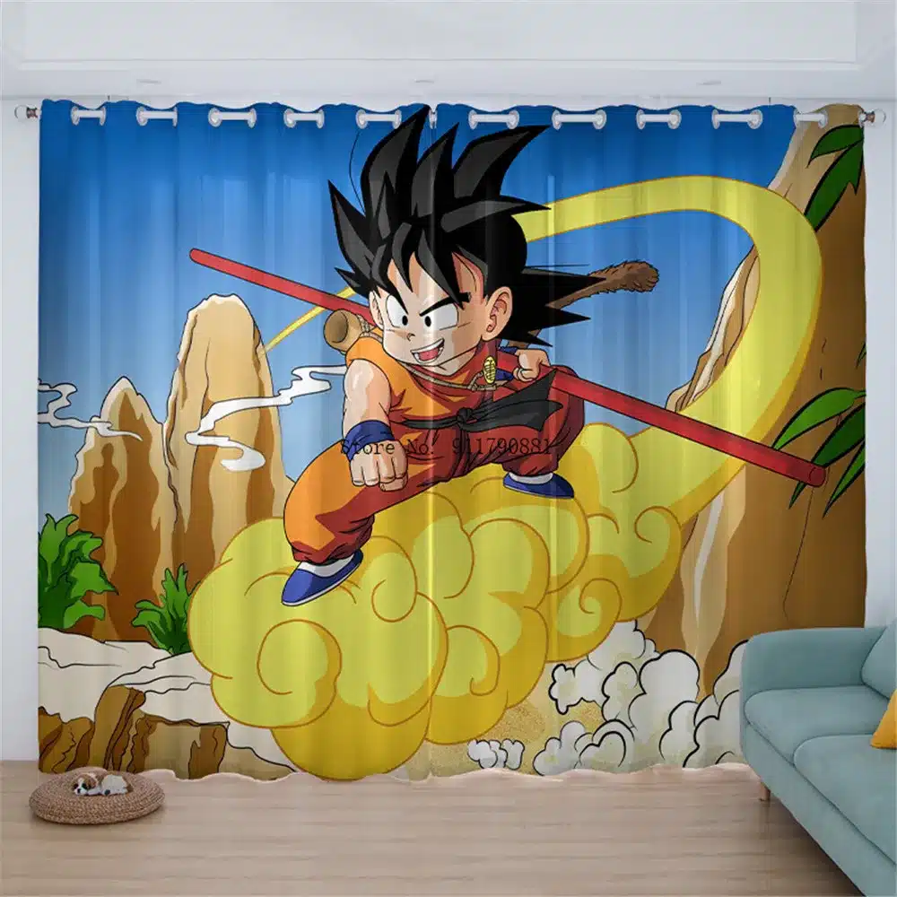 "Dragonballs" tegelastega kardinad | kujundav pilt e-kaubamaja pildikogust