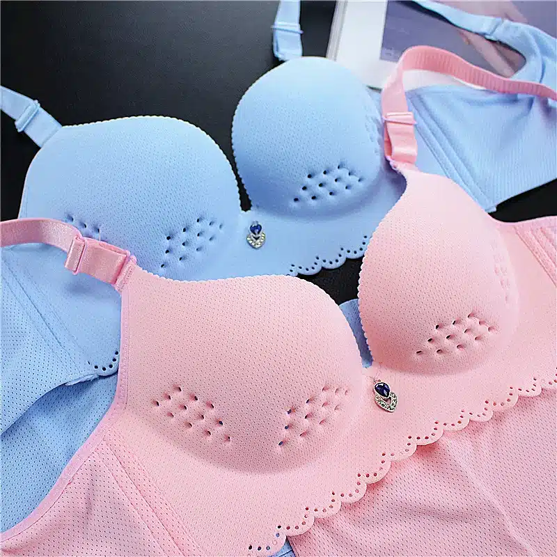 DeRuiLaDy Ultra-thin Seamless Bra Women Breathable Push Up Bra Wire Free Adjusted Underwear Women Opening Bra Sexy Lingerie 33