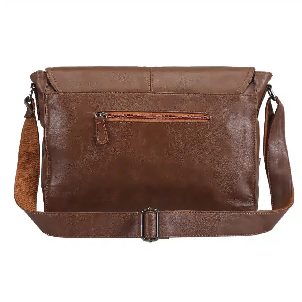 Designer Handbags Men's 14 inch Laptop Bag Male PU Leather Messenger Bags Men Travel School Bags Leisure Shoulder Bags Free Ship 13