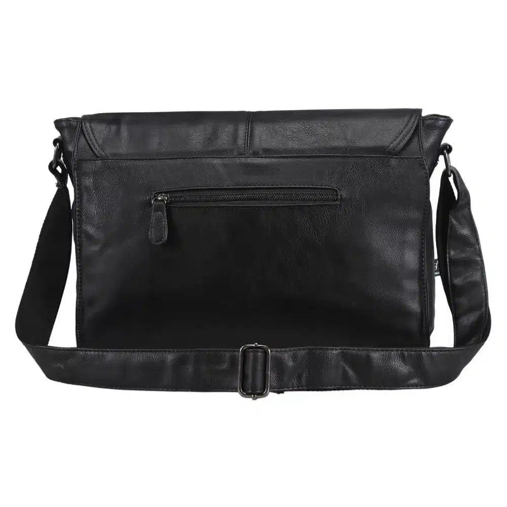 Designer Handbags Men's 14 inch Laptop Bag Male PU Leather Messenger Bags Men Travel School Bags Leisure Shoulder Bags Free Ship 15