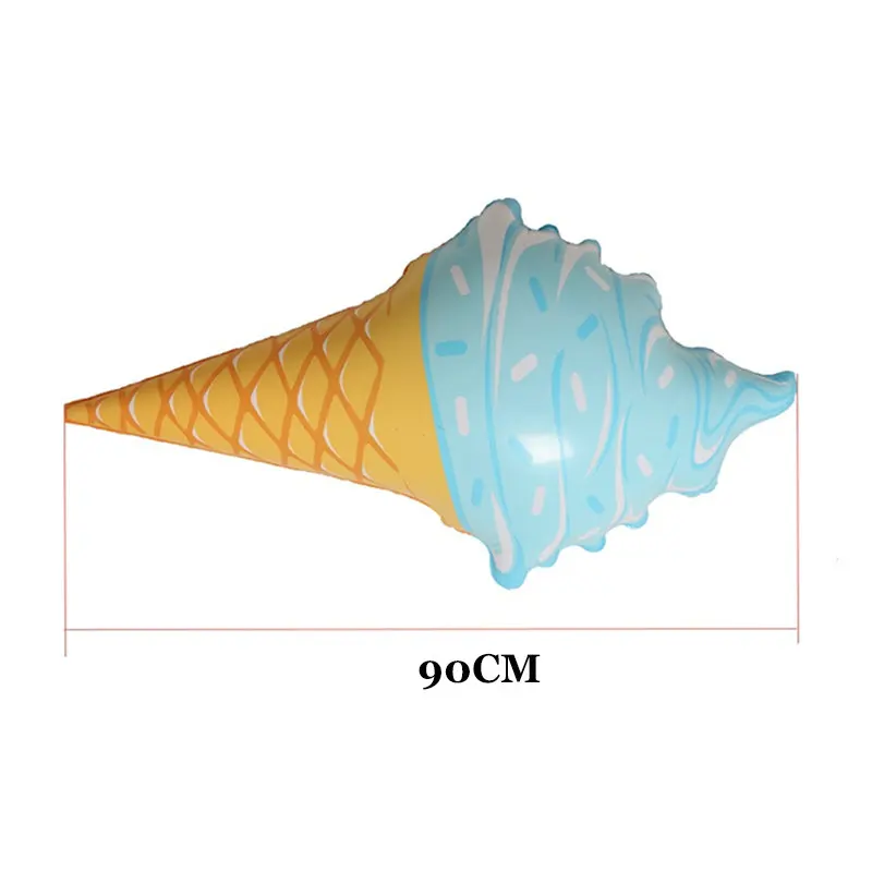 1pcs Pool Float Water Fun Toys Swim Ring Ice Cream Shaped Inflatable Float Pool Accessories Floats Enviromental PVC Swimming Toy 17