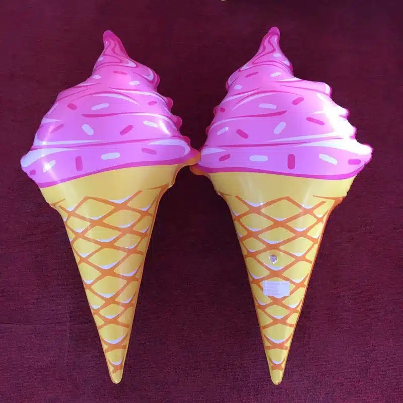 1pcs Pool Float Water Fun Toys Swim Ring Ice Cream Shaped Inflatable Float Pool Accessories Floats Enviromental PVC Swimming Toy 18