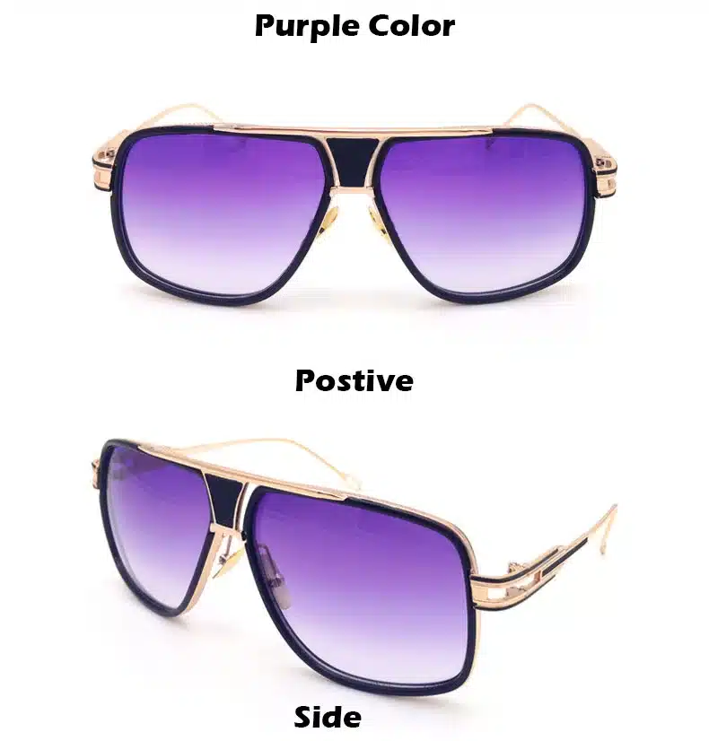2018 New Fashion Big Frame Sunglasses Men Square Fashion Glasses for Women High Quality Retro Sun Glasses Vintage Gafas Oculos 6