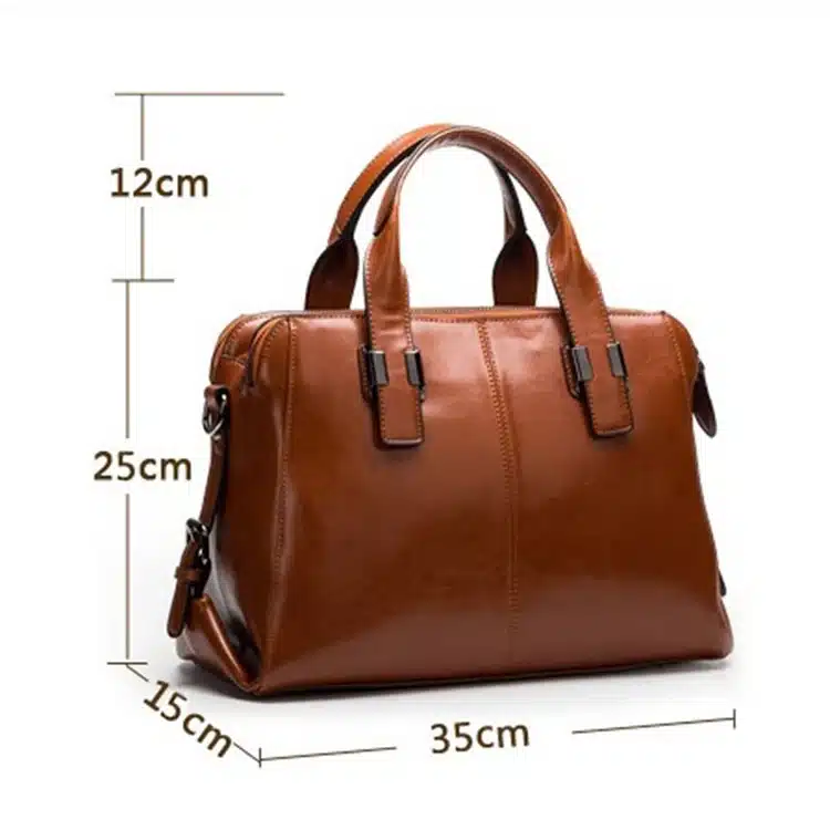 Real Cow Leather Ladies HandBags Women Genuine Leather bags Totes Messenger Bags Hign Quality Designer Luxury Brand Bag 9