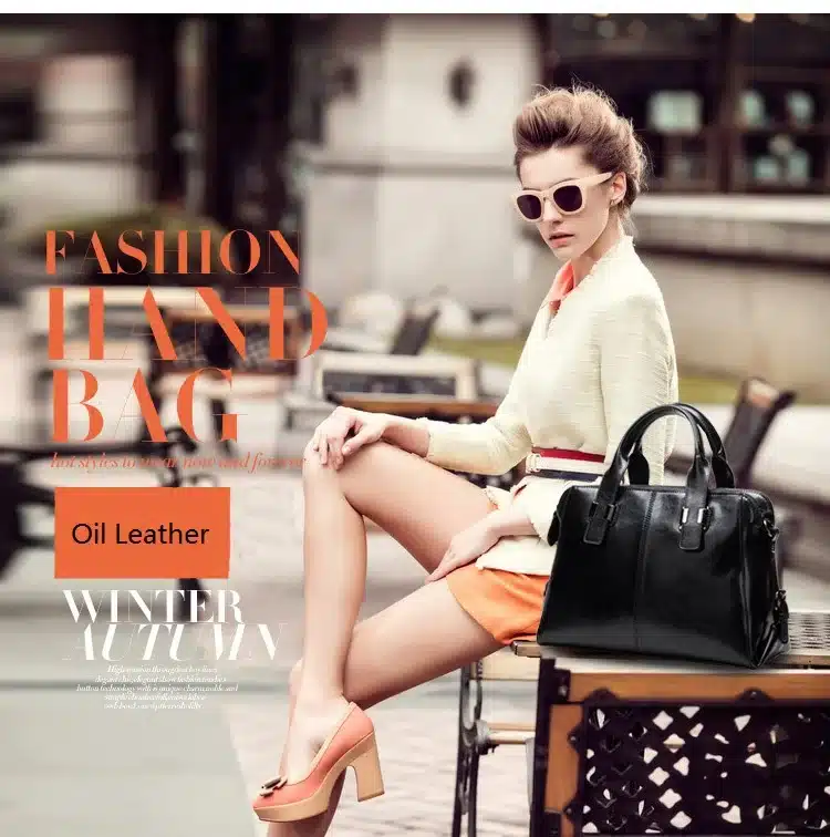 Real Cow Leather Ladies HandBags Women Genuine Leather bags Totes Messenger Bags Hign Quality Designer Luxury Brand Bag 11