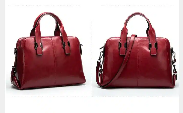Real Cow Leather Ladies HandBags Women Genuine Leather bags Totes Messenger Bags Hign Quality Designer Luxury Brand Bag 19
