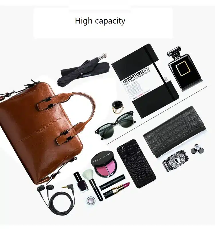 Real Cow Leather Ladies HandBags Women Genuine Leather bags Totes Messenger Bags Hign Quality Designer Luxury Brand Bag 21