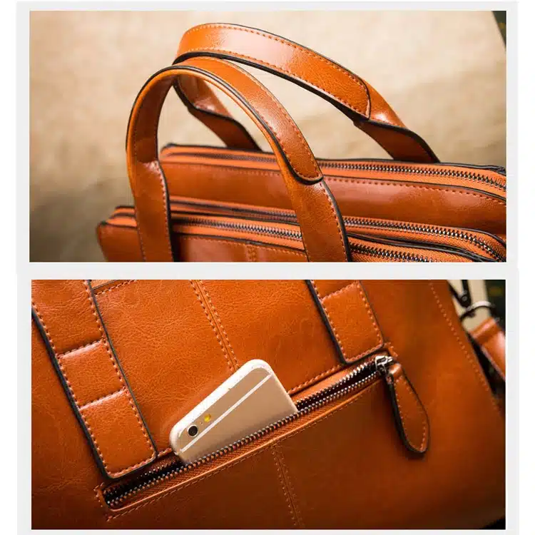 Real Cow Leather Ladies HandBags Women Genuine Leather bags Totes Messenger Bags Hign Quality Designer Luxury Brand Bag 23