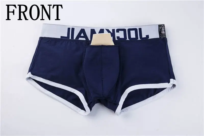 JOCKMAIL enhancement Sexy men underwear penis boxer Push up boxershorts Hip-up Butt Lifter Package Enhancing Padded Trunk Gay 10