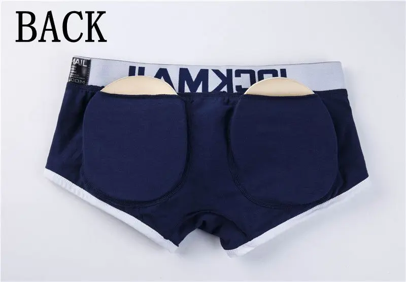 JOCKMAIL enhancement Sexy men underwear penis boxer Push up boxershorts Hip-up Butt Lifter Package Enhancing Padded Trunk Gay 11